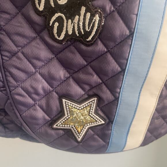 Oliver Thomas Backpack Womens Metallic blue Quilted Tennis Racket bag - Picture 3 of 16